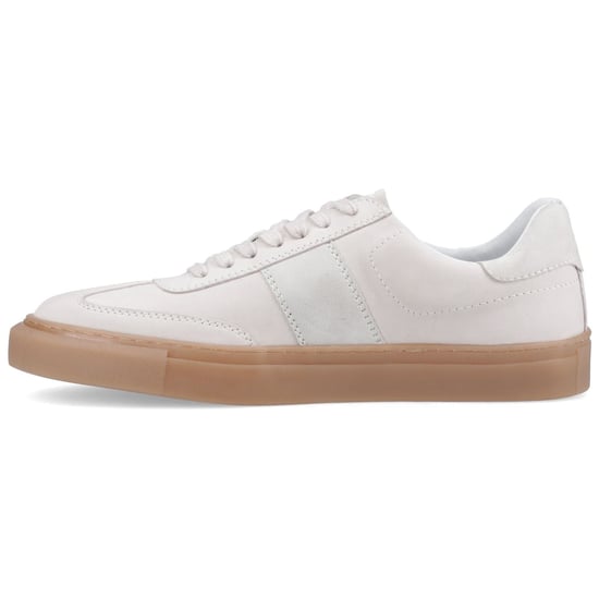 Hush Puppies Riley Wildleder Herren Weiß Sneakers - Image 4