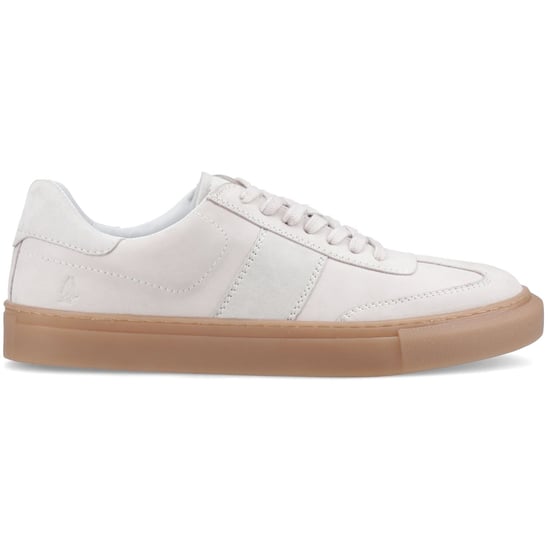 Hush Puppies Riley Wildleder Herren Weiß Sneakers - Image 5