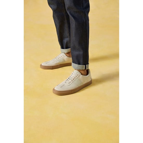 Hush Puppies Riley Wildleder Herren Weiß Sneakers - Image 6