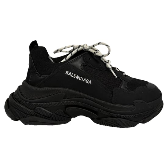 Balenciaga Triple S Sneakers aus schwarzem Polyester - Image 1