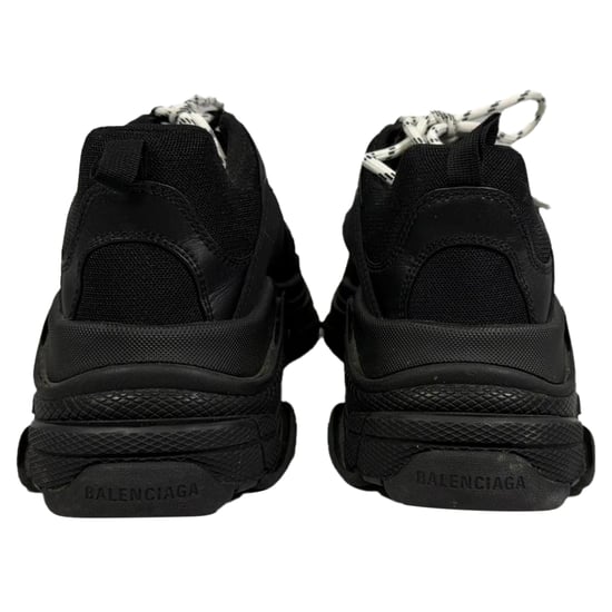Balenciaga Triple S Sneakers aus schwarzem Polyester - Image 3