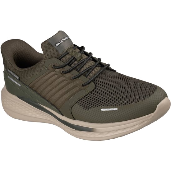 Skechers Slade Luther Herren Sneakers in Olivgrün aus Synthetik / Mesh - Image 1