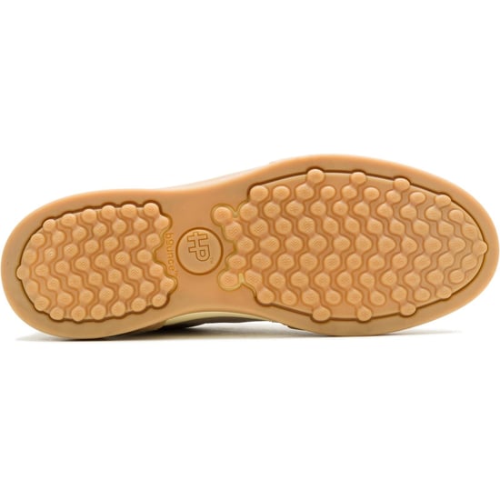 Hush Puppies Mae Leder Damen Taupe Sneakers - Image 3