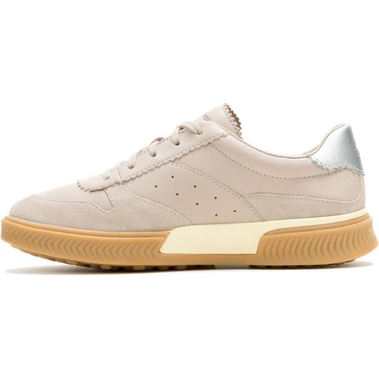 Hush Puppies Mae Leder Damen Taupe Sneakers - Image 5