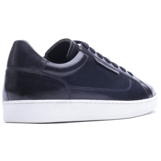 Base London Zammo Leder Herren NAVY Sneaker - Image 2