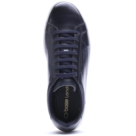 Base London Zammo Leder Herren NAVY Sneaker - Image 4