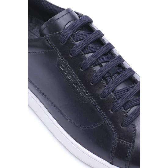 Base London Zammo Leder Herren NAVY Sneaker - Image 6