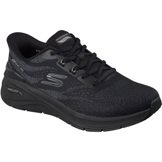 Skechers Arch Fit 3.0 Textile Men's Black Mesh / Tpu/ Black Trim Trainers - Image 1