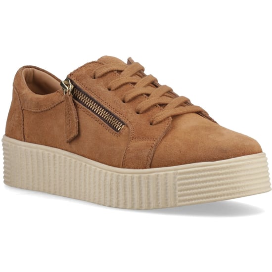 Hush Puppies Tara Wildleder Frauen Sneakers in Beige - Image 1