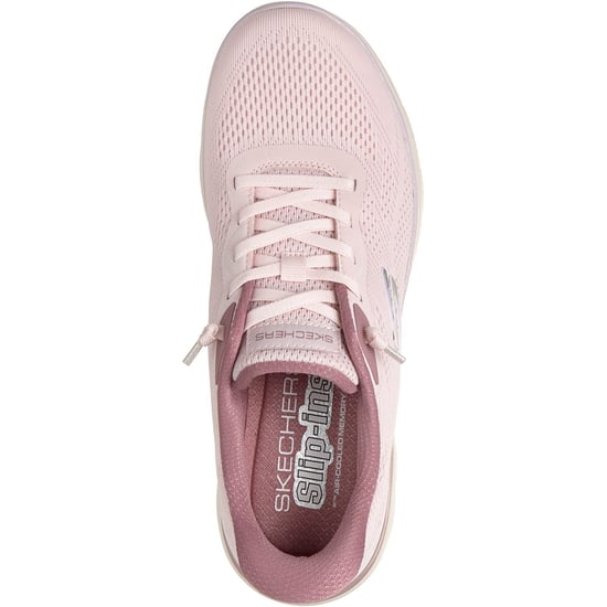 Skechers Summits Sweet Skies Damen Mauve Mesh/Pinke Akzent Sneaker - Image 3