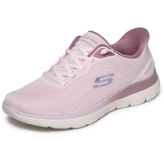 Skechers Summits Sweet Skies Damen Mauve Mesh/Pinke Akzent Sneaker - Image 5