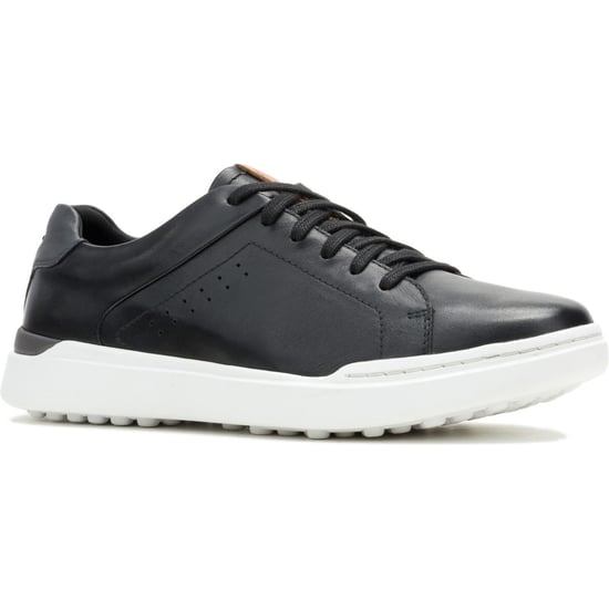 Hush Puppies Wes Leder Herren Schwarz Trainer - Image 1