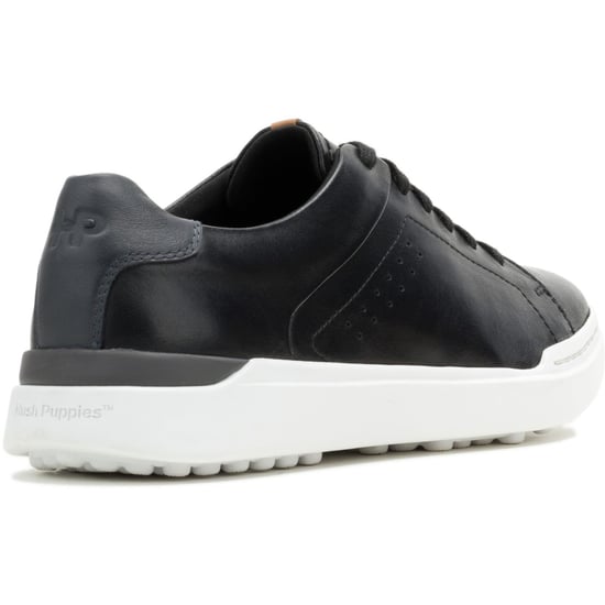 Hush Puppies Wes Leder Herren Schwarz Trainer - Image 2