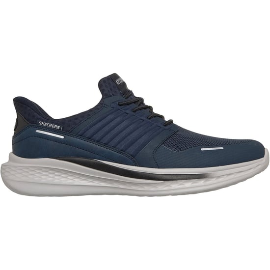 Skechers Slade Luther Herren Trainer in Marineblau aus Synthetik / Mesh - Image 4