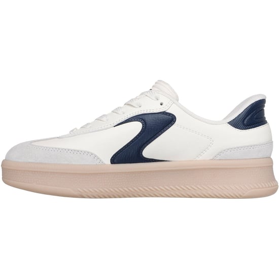 Skechers Hotshot HI - Lifted Luxe Polyurethan Damen Sneakers Off White/Navy - Image 4