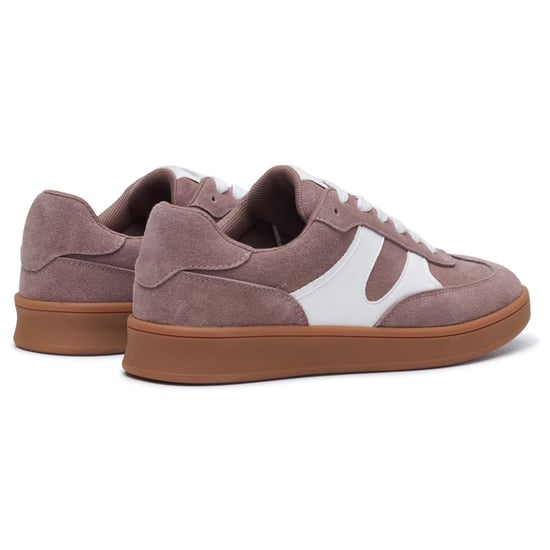 Hush Puppies Maura Wildleder Damen Sneakers in Steinfarbe - Image 2