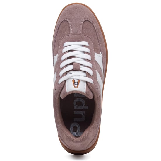 Hush Puppies Maura Wildleder Damen Sneakers in Steinfarbe - Image 5