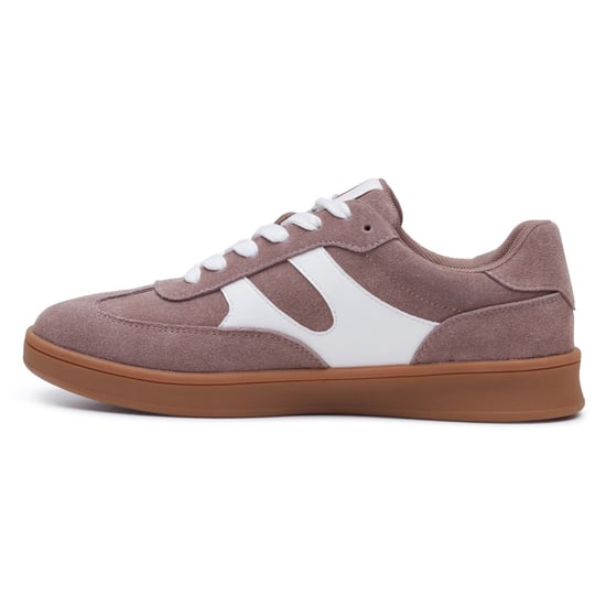 Hush Puppies Maura Wildleder Damen Sneakers in Steinfarbe - Image 6