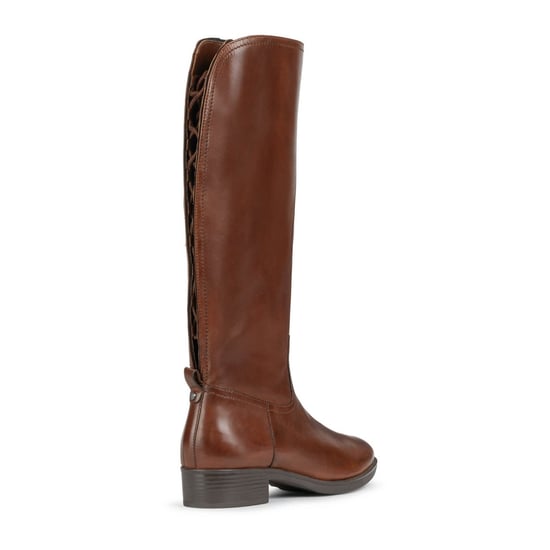 Geox D Felicity Leder Damen Stiefel braun - Image 2