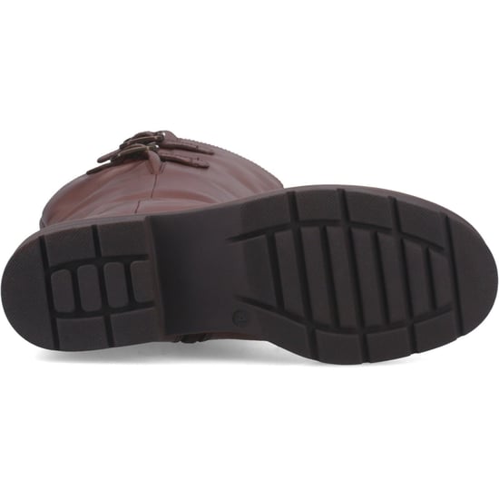 Hush Puppies Tallulah Leder Damen Stiefel in Tan - Image 4