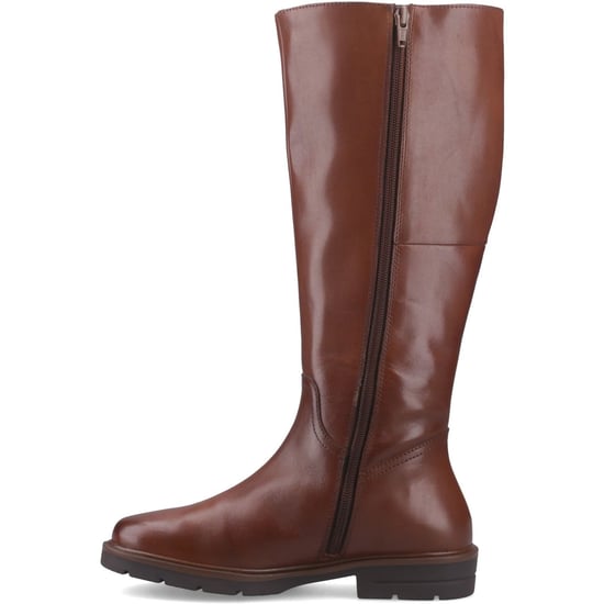 Hush Puppies Tallulah Leder Damen Stiefel in Tan - Image 6
