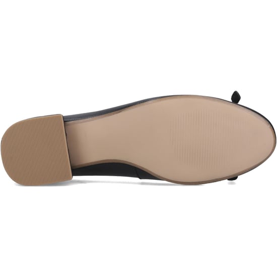 Hush Puppies Silvia Niedrigabsatz Leder Damen Schwarz Runde Pantolette - Image 3