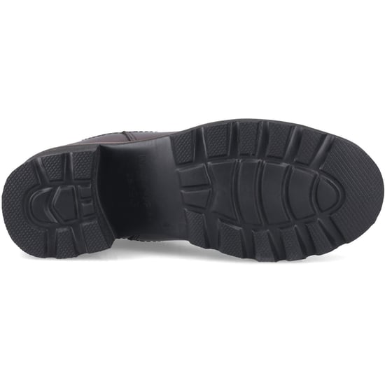 Hush Puppies Gaia Leder Damen Schokoladenfarbene Absatz Chelsea Stiefel - Image 4