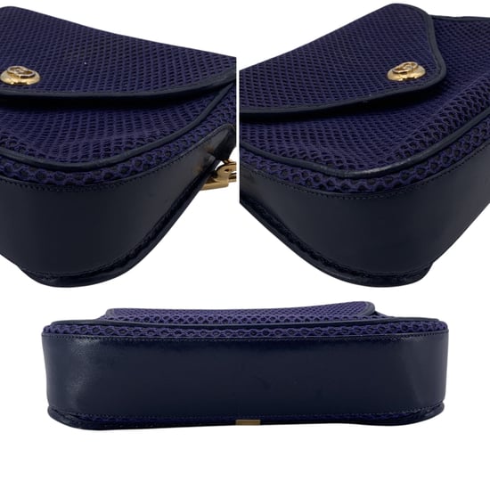 Gucci Vintage Stoff-Umhängetasche aus Mesh - Image 4