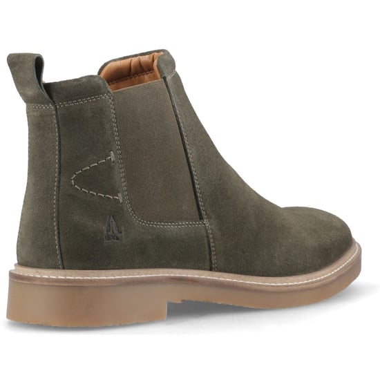 Hush Puppies Gareth Chelsea Leder Herren Khaki Stiefel - Image 2