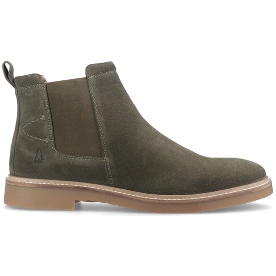 Hush Puppies Gareth Chelsea Leder Herren Khaki Stiefel - Image 5