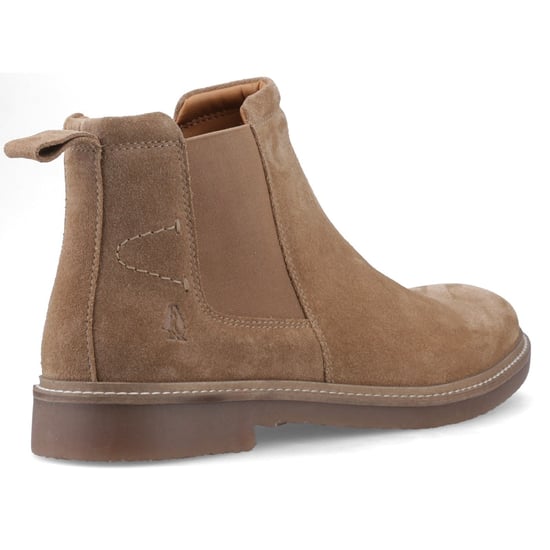 Hush Puppies Gareth Chelsea Leder Herren Stiefel in Taupe - Image 2