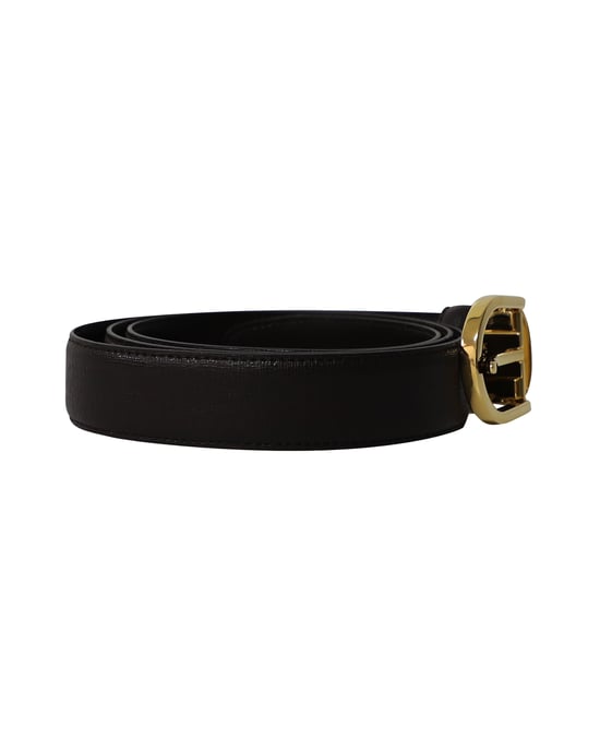 Montblanc Gürtel aus braunem Leder mit Logo-Gravur auf der Schnalle - Image 2