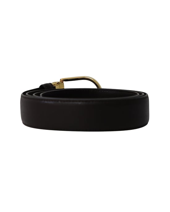 Montblanc Gürtel aus braunem Leder mit Logo-Gravur auf der Schnalle - Image 3