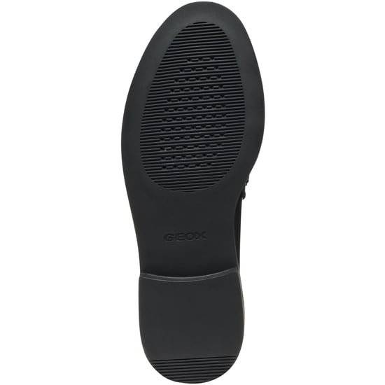 Geox D Serilda E Leder Damen schwarze Mokassins Schuhe - Image 3