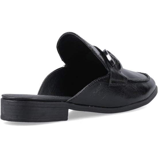 Hush Puppies Calla Leder Damen Schwarz Clogs - Image 2