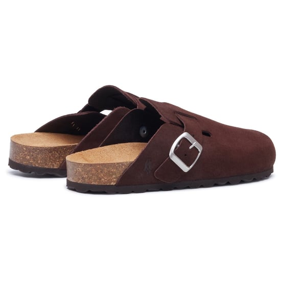 Hush Puppies Bailey Wildleder Damen Schokoladen-Pantoletten - Image 2