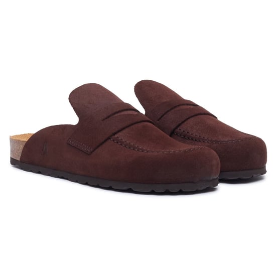 Hush Puppies Briar Geschlossene Zehe Wildleder Damen Muiltjes SCHOKOLADEN - Image 3