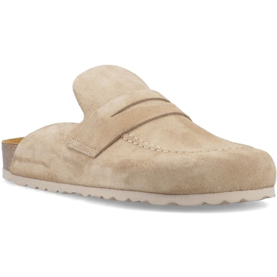 Hush Puppies Briar Geschlossene Toe Wildleder Damen Mules in Taupe - Image 1
