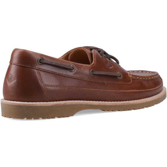 Sperry Mini Lug 3-Augen Leder Herren Braune Bootsschuhe - Image 2