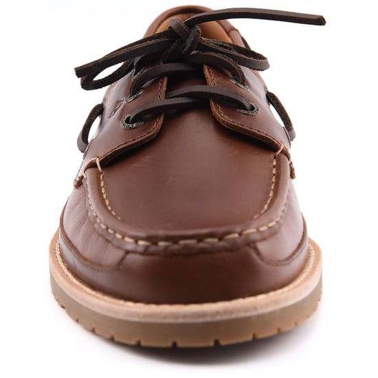 Sperry Mini Lug 3-Augen Leder Herren Braune Bootsschuhe - Image 3