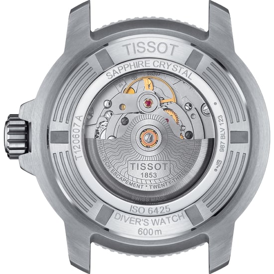 Tissot Seastar 2000 Schwarz Herren Armbanduhr T1206071744100 - Image 3