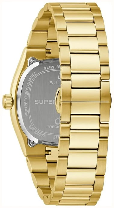 Bulova Super Seville Gold Herren Armbanduhr 97B246 - Image 2