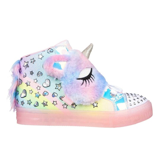 Skechers - "Shuffle" Einhorn Sneaker für Mädchen (Pink/Bunt) - Image 1