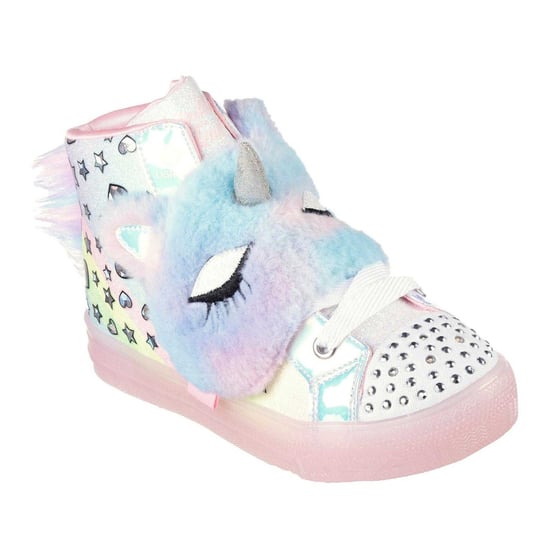 Skechers - "Shuffle" Einhorn Sneaker für Mädchen (Pink/Bunt) - Image 3