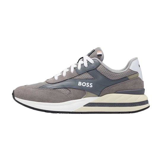 Boss - "Kurt" Sneaker für Herren, Leder (Grau) - Image 3