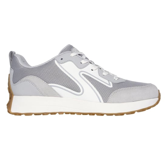 Skechers - "Gusto" Sneaker für Damen, Wildleder-Panel (Grau) - Image 1