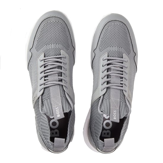 Boss - "Extreme" Sneaker für Herren, Leder, Niedrig geschnitten (Hellgrau) - Image 3