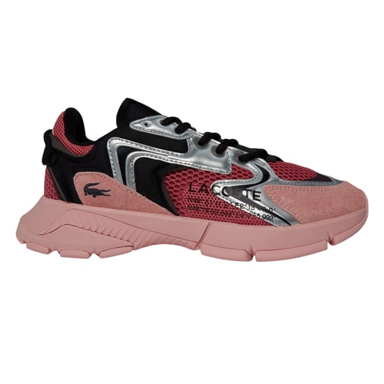 Lacoste - "L003 Neo" Sneaker für Damen, Leder, Grob flach (Rosa) - Image 1