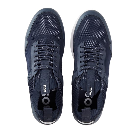Boss - "Extreme" Sneaker für Herren, Leder, Niedrig geschnitten (Dunkelblau) - Image 3