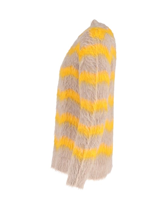 Acne Studios Kristoffer Rundhalspullover in Beige Acryl - Image 2